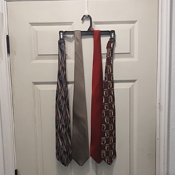 John Ashford Other - Set of Four Stylish Ties in Various Patterns Mix Match All Ties 4 Sale